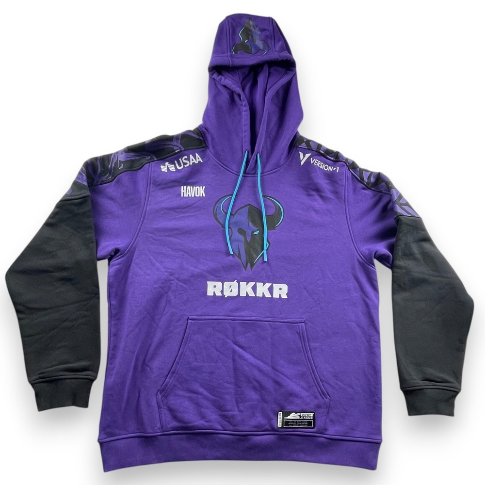 Call of Duty League Version1 Havok Hoodie Purple Mens XL CDL Official Uniform
